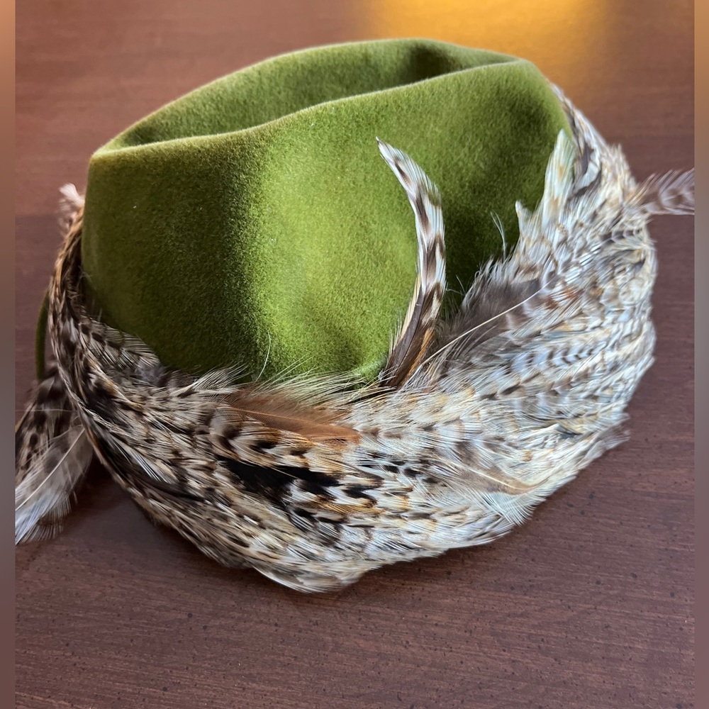 Vintage Feathered Hat